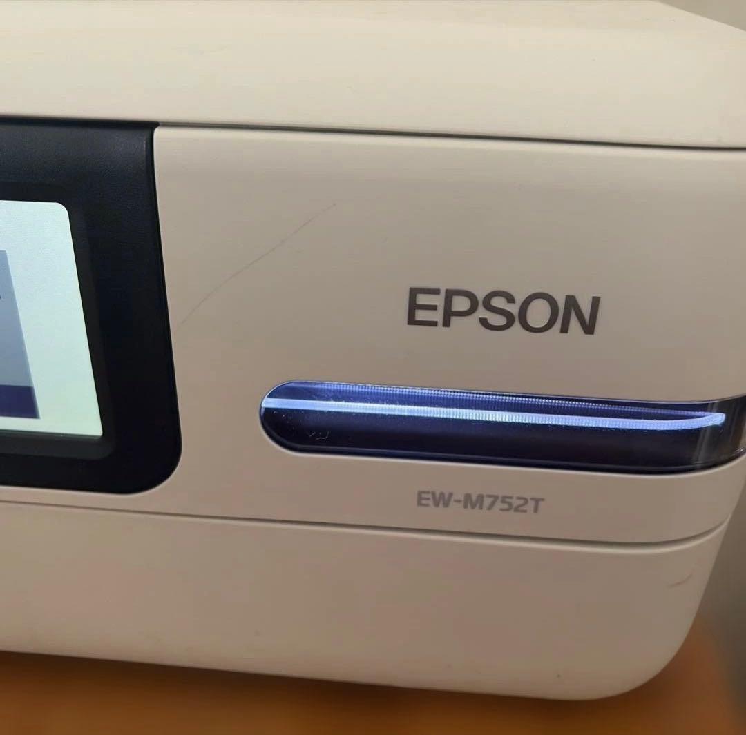 【ジャンク品扱】エプソン　インクジェットプリンター　ＥＷ-Ｍ752Ｔ　インク付き