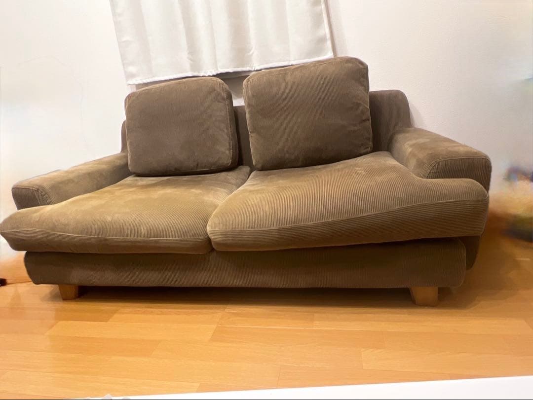 送料込unicoソファ2.5シーター カーキ GREIGグレイグ ウニコソファ