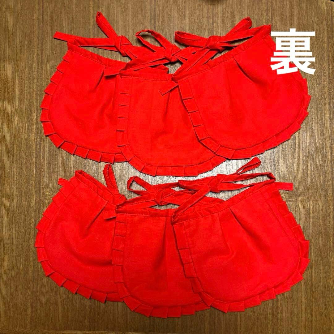 HanaHeart　お地蔵さんの帽子7枚、前掛け9枚 (サイズ色々)