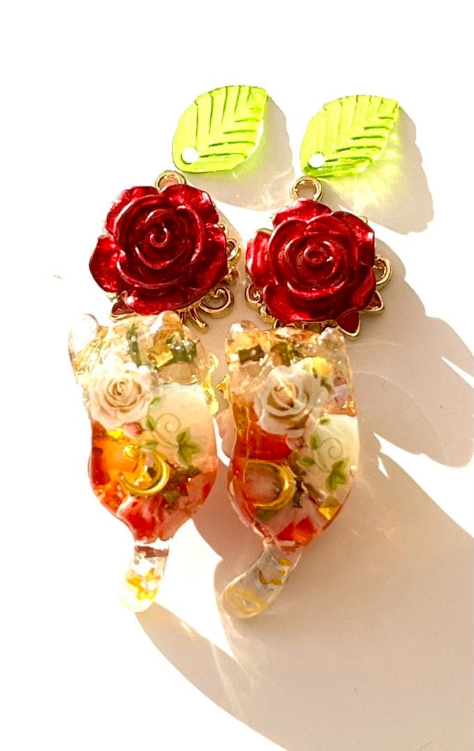 じゃれねこ『生ローズ×レッド』1ペアのみ★