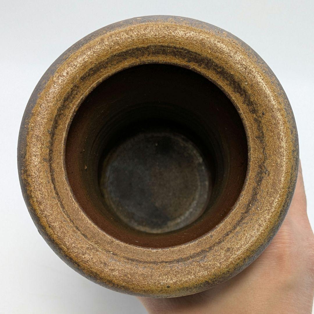 伝統工芸士 高原敏 備前焼 細水指C 共箱共布栞 水差し 抹茶道具 茶器 食器