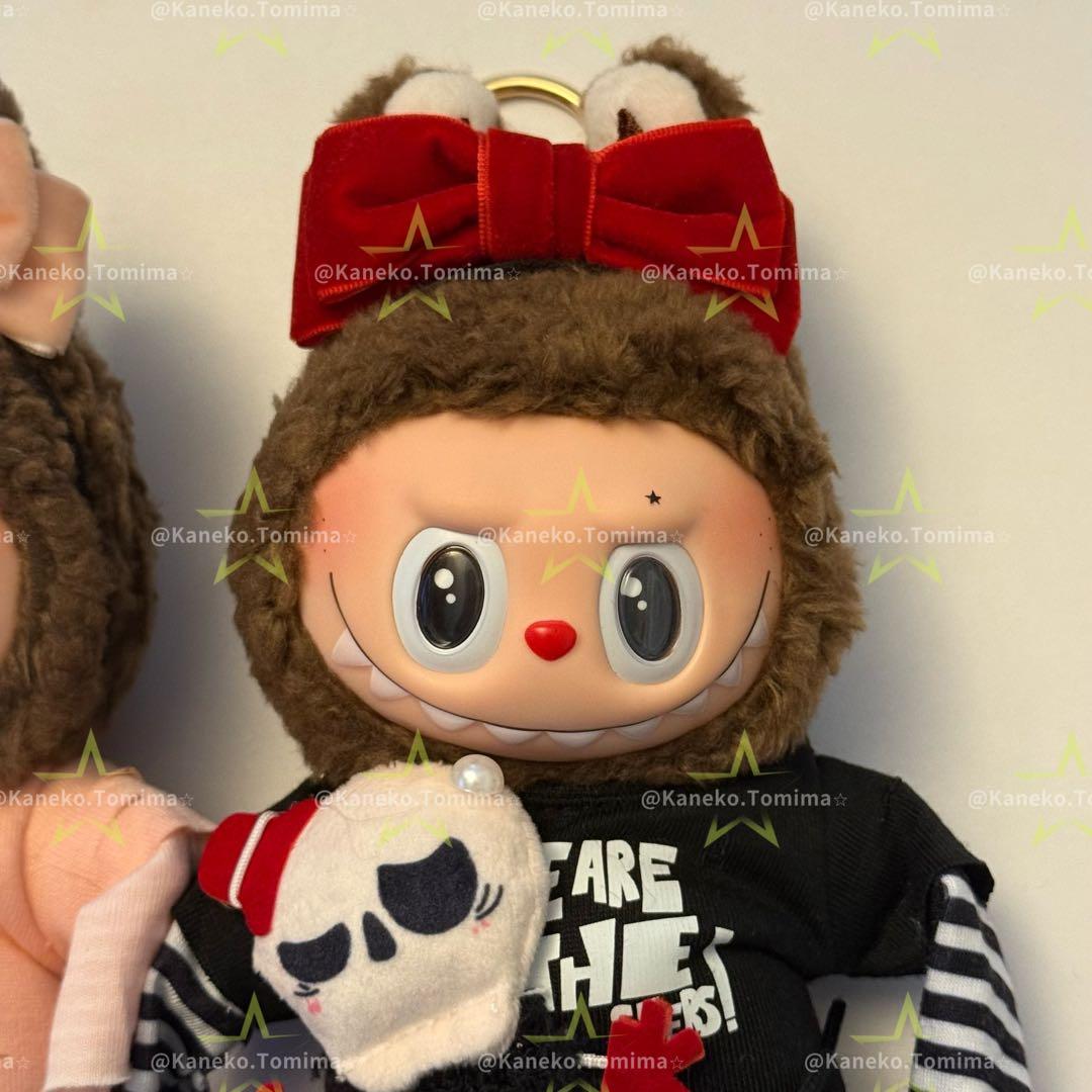 海外限定 LABUBU カスタムラブブ バレンタイン 2体セット