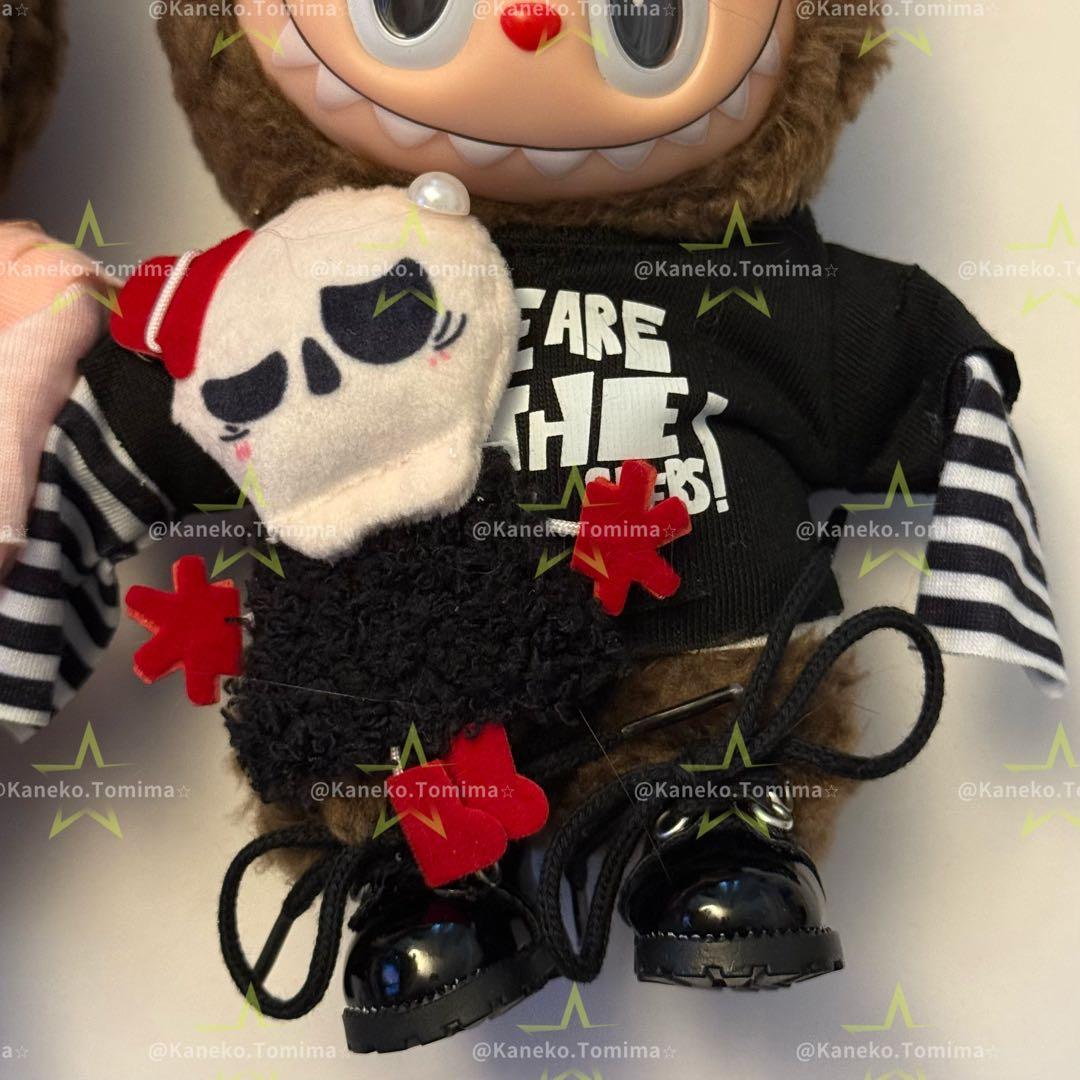 海外限定 LABUBU カスタムラブブ バレンタイン 2体セット