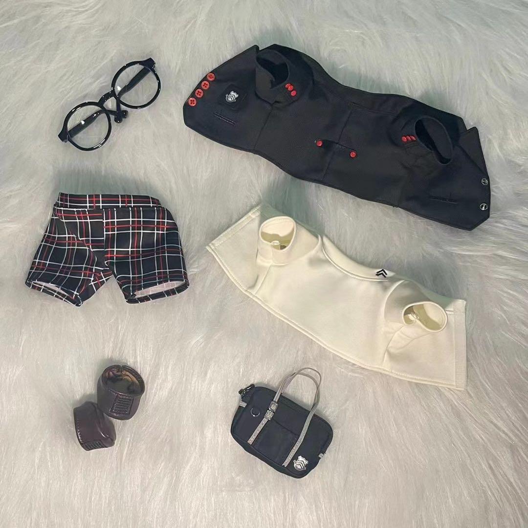 着せ替えぬいぐるみ衣装　ペルソナ5 主人公　雨宮蓮　ジョーカー　学生服の制服