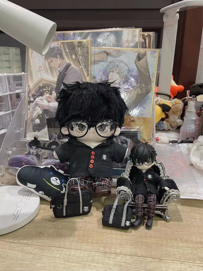 着せ替えぬいぐるみ衣装　ペルソナ5 主人公　雨宮蓮　ジョーカー　学生服の制服