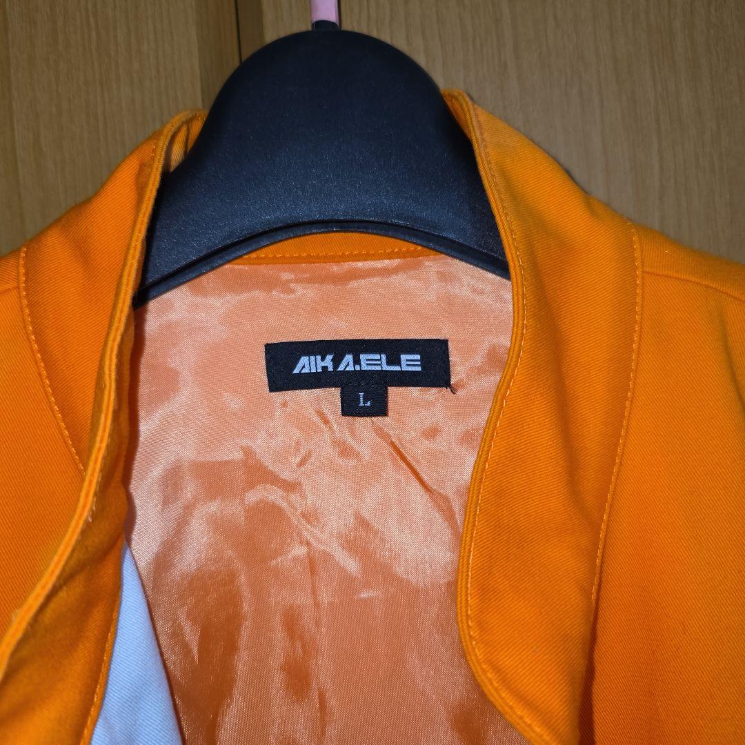 爆上戦隊ブンブンジャー　ピットクルージャケット　メンズ　ブンオレンジ　戦隊　衣装