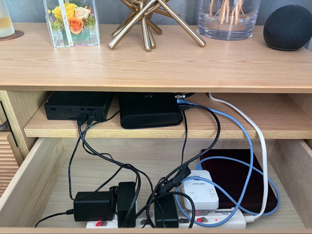 お値下げ！配達料込み！ナチュラルウッド 212cmテレビ台