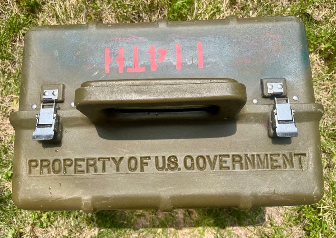 米軍放出品U.S.Government AIRCRAFTツールボックス収納ケース
