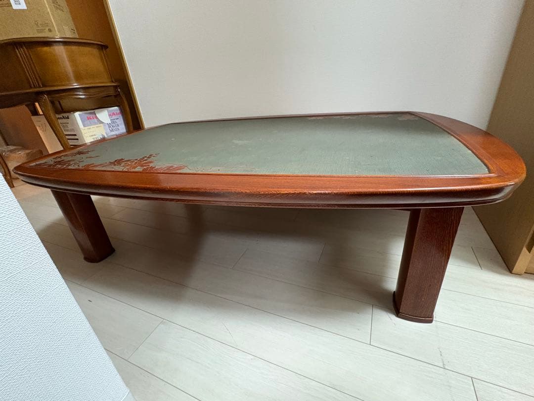 最高級　森繁家具　モリシゲ　うるし塗装　座卓