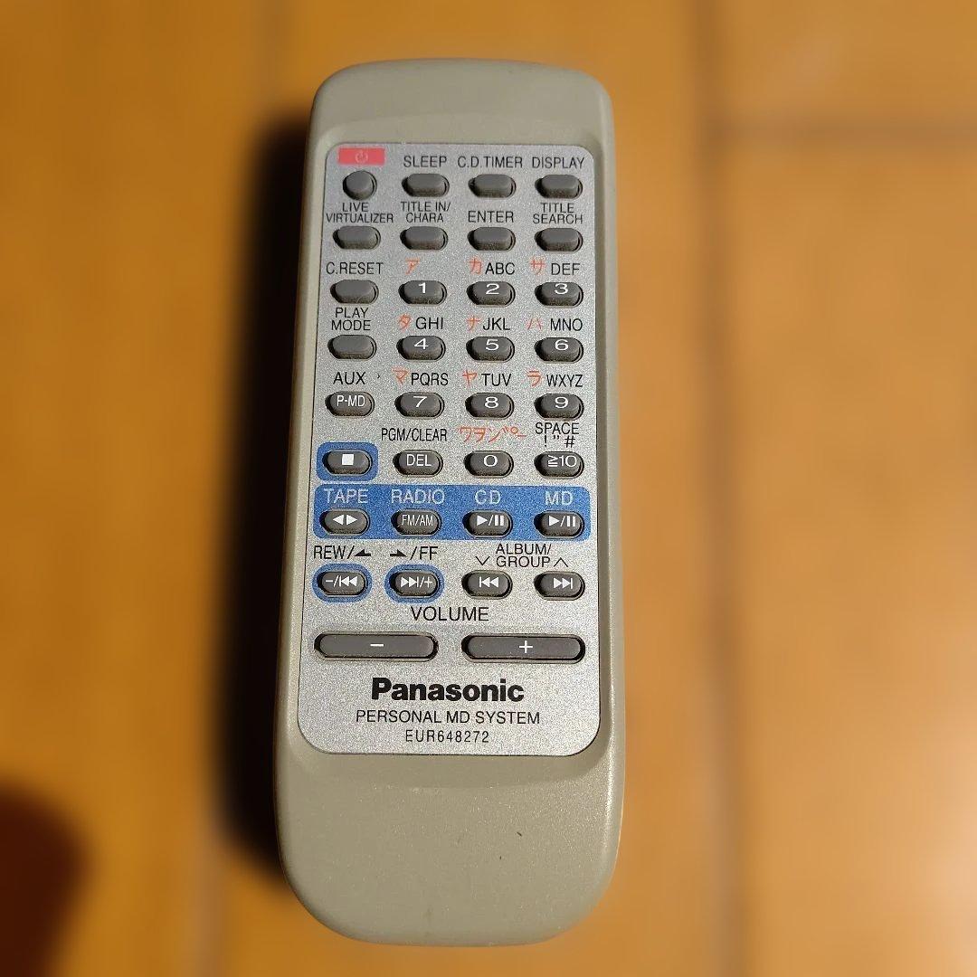 Panasonic パーソナルMDシステム RX-MDX80