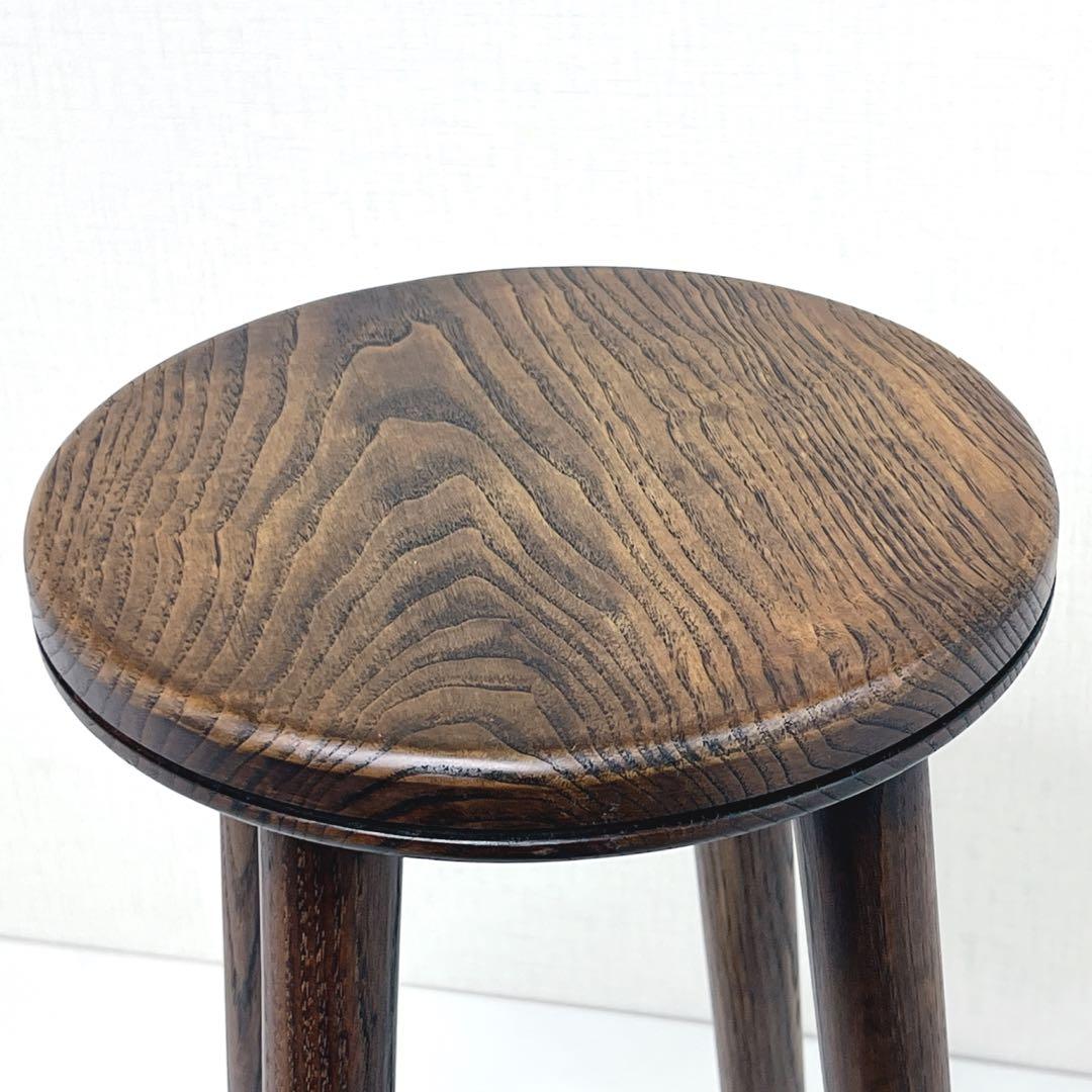 【極美品】　希少　木童工房　木製　ゴーフレットスツール 飛騨高山　アンティーク