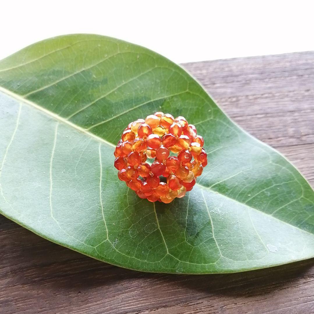 天然石屋さんが作る  フラーレン  天然石  カーネリアン