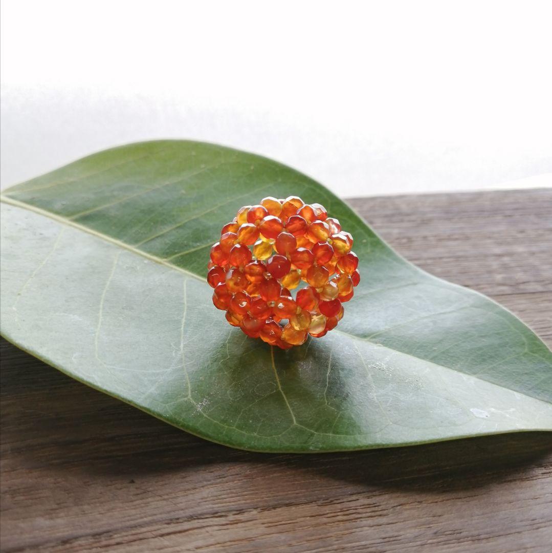 天然石屋さんが作る  フラーレン  天然石  カーネリアン