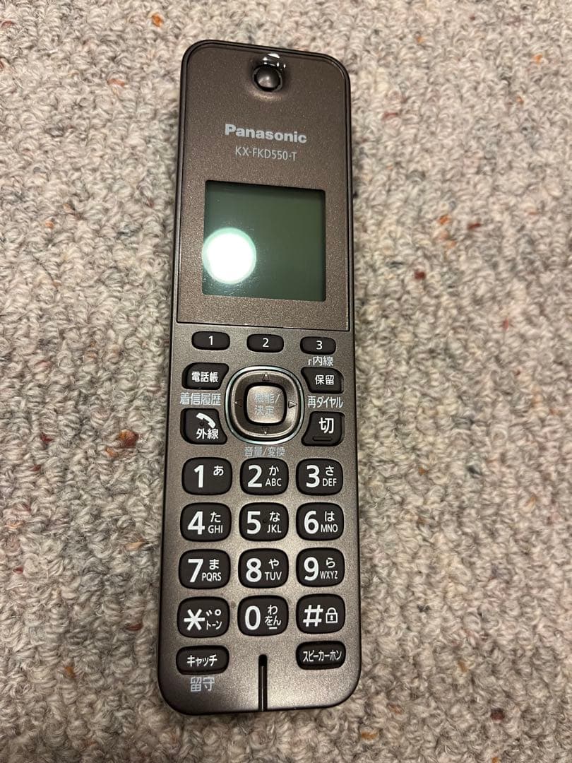 パナソニック コードレス電話機　VE-GDS15DL-T