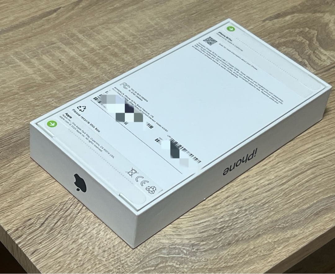 iPhone 16 Pro 1tbブラックチタニウム 希少アメリカ版 新品未開封