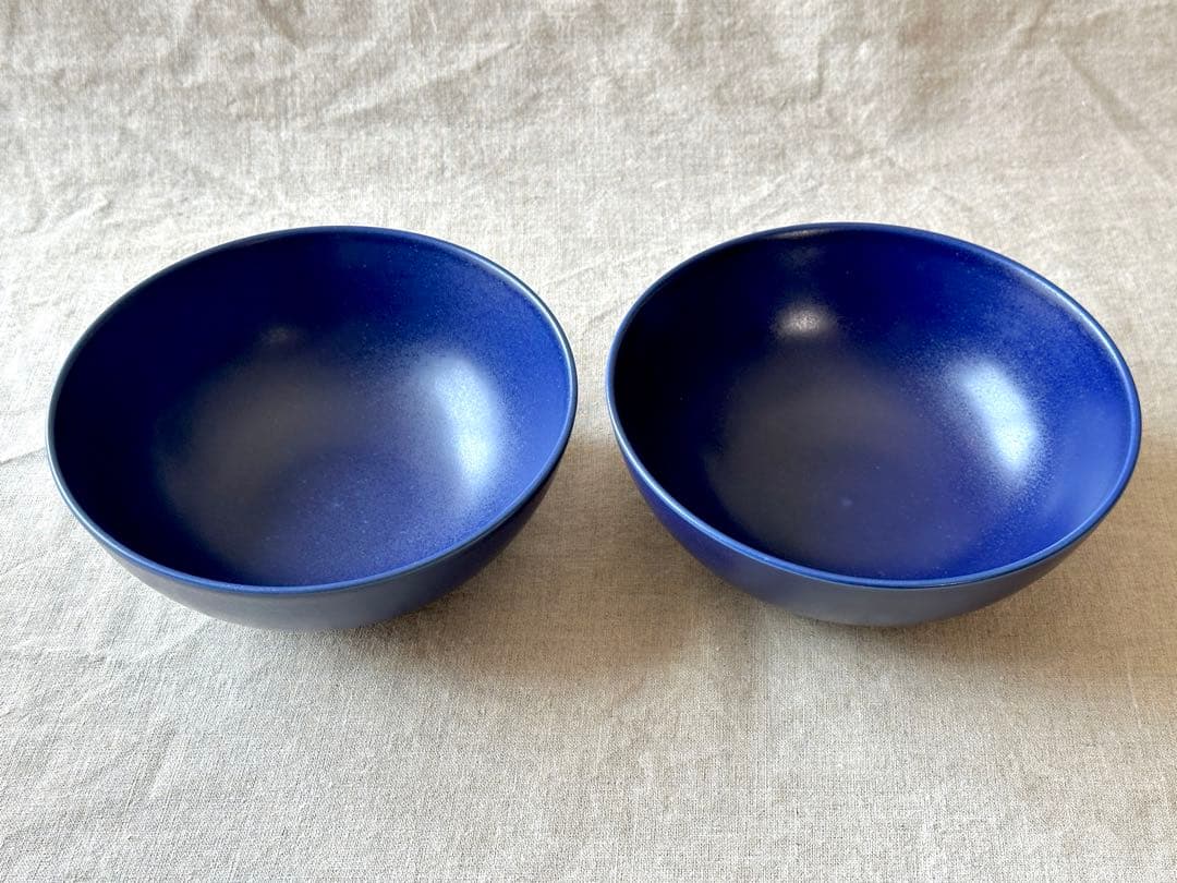 ARABIA 24h(ブルー)ボウル(18cm)2つセット
