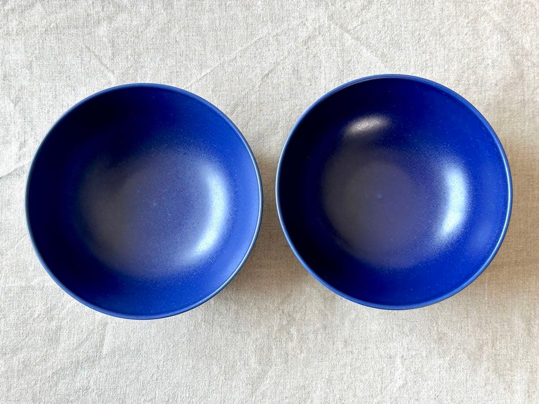 ARABIA 24h(ブルー)ボウル(18cm)2つセット