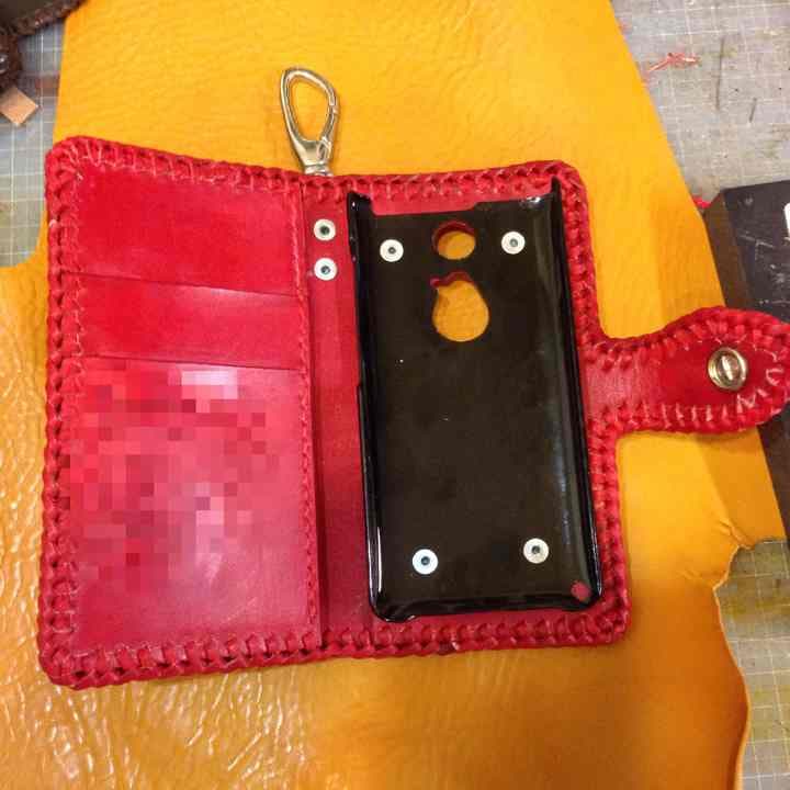 レザー スマホケース  iphone6 plus 対応