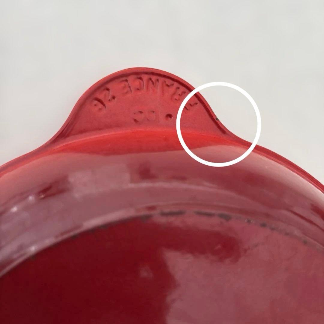 ル・クルーゼ スキレットフライパン 大きめ　赤　レッド