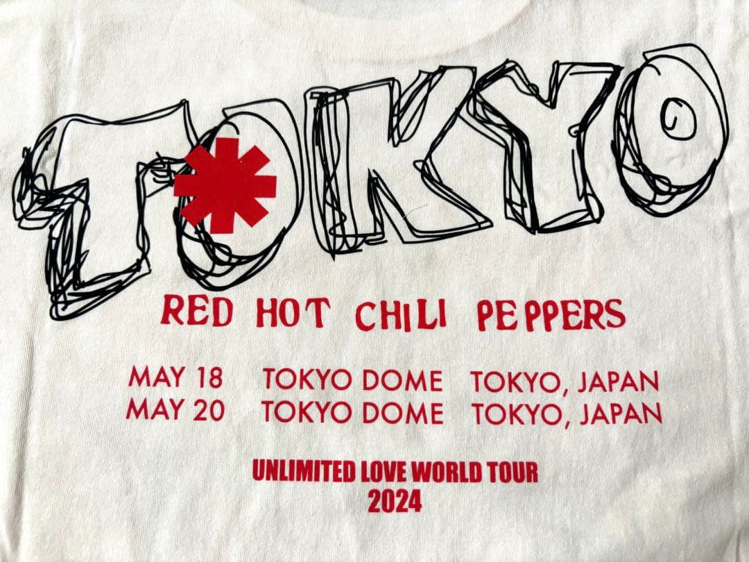 Red Hot Chili Peppers レッチリXXL 日本限定 Tシャツ