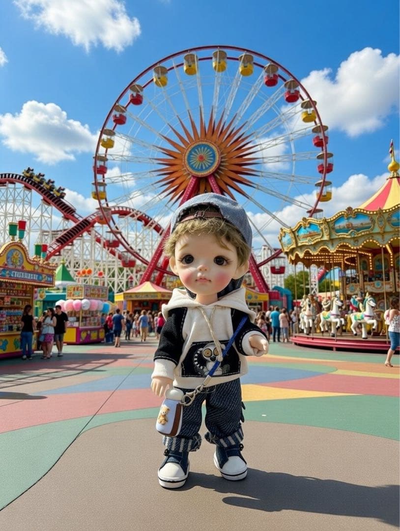 樹脂粘土ドール すずちゃんセリアボディドール