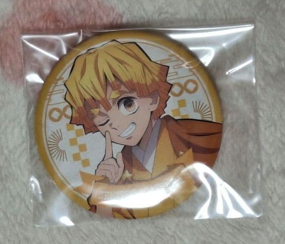 鬼滅の刃 天空への願い スカイツリー 缶バッジ 我妻善逸 アップ