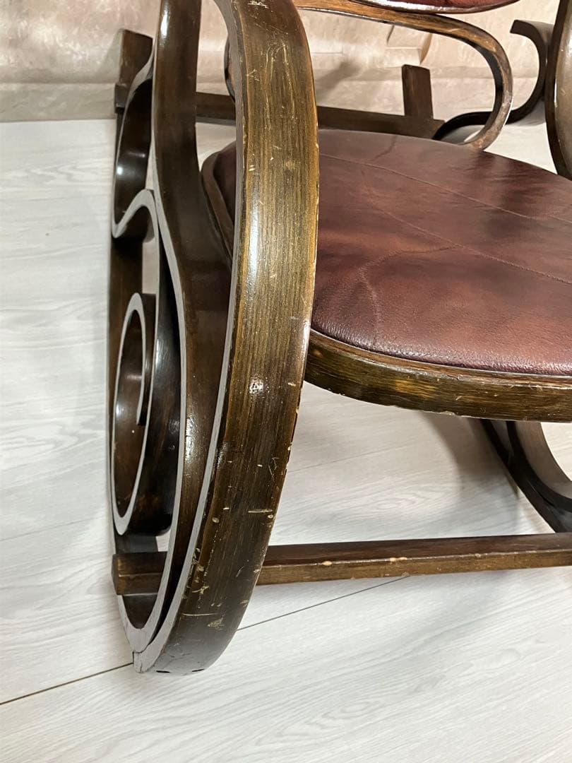 ベントウッド ヴィンテージ ロッキングチェア レザー 1970年代 クラシック