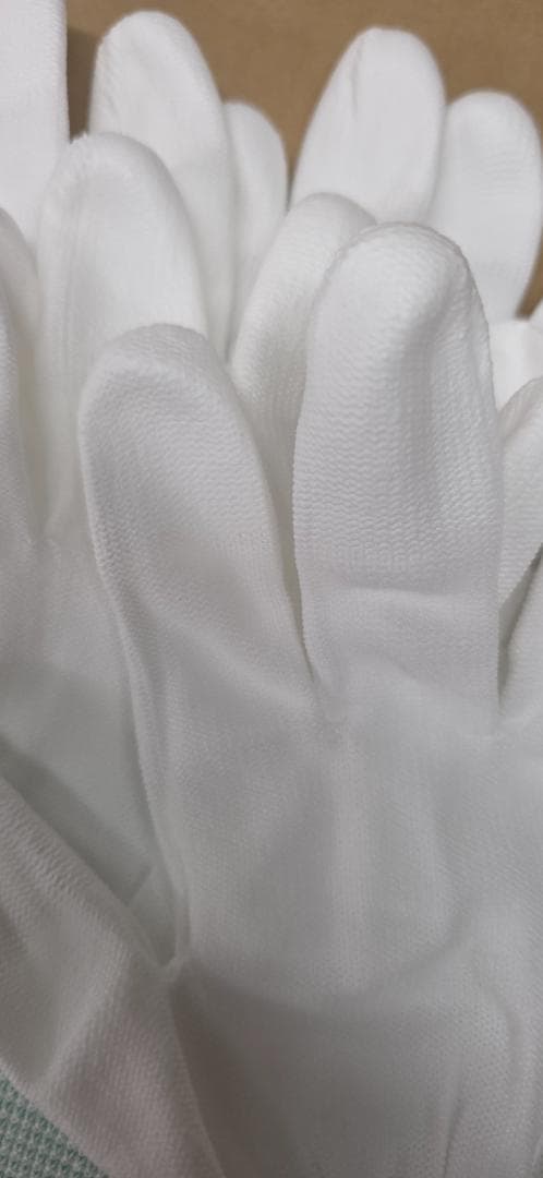 指先 PUコーティング 手袋 Mサイズ100双 静電気防止 手袋 PU加工 軍手