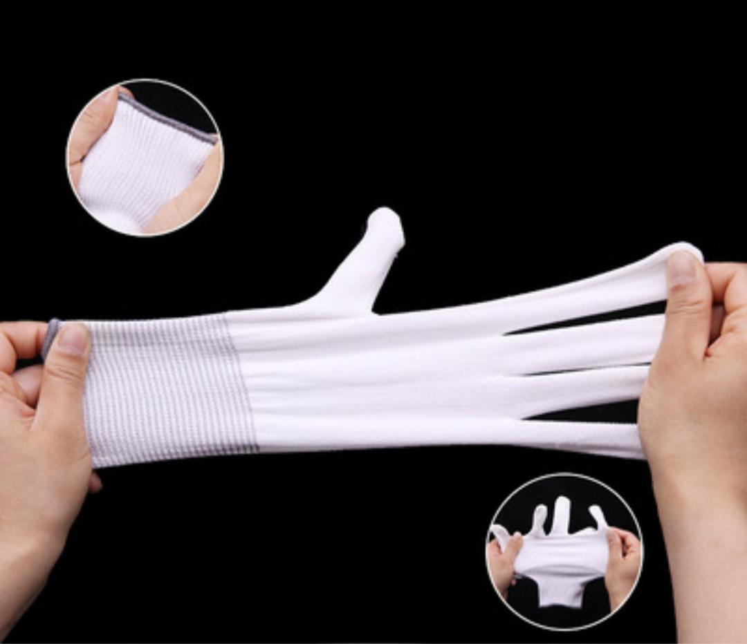 指先 PUコーティング 手袋 Mサイズ100双 静電気防止 手袋 PU加工 軍手