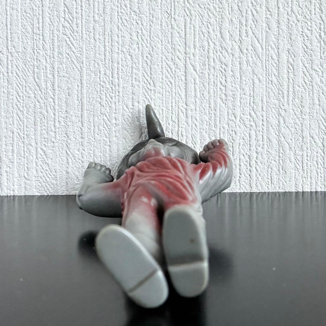 中嶋製作所　アストロミュー5 バドー星人 灰色成型/黒/茶塗装　亀マーク　当時物