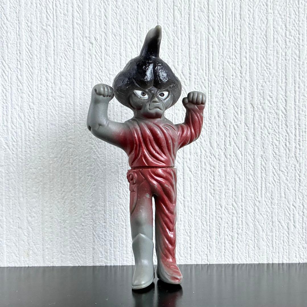 中嶋製作所　アストロミュー5 バドー星人 灰色成型/黒/茶塗装　亀マーク　当時物