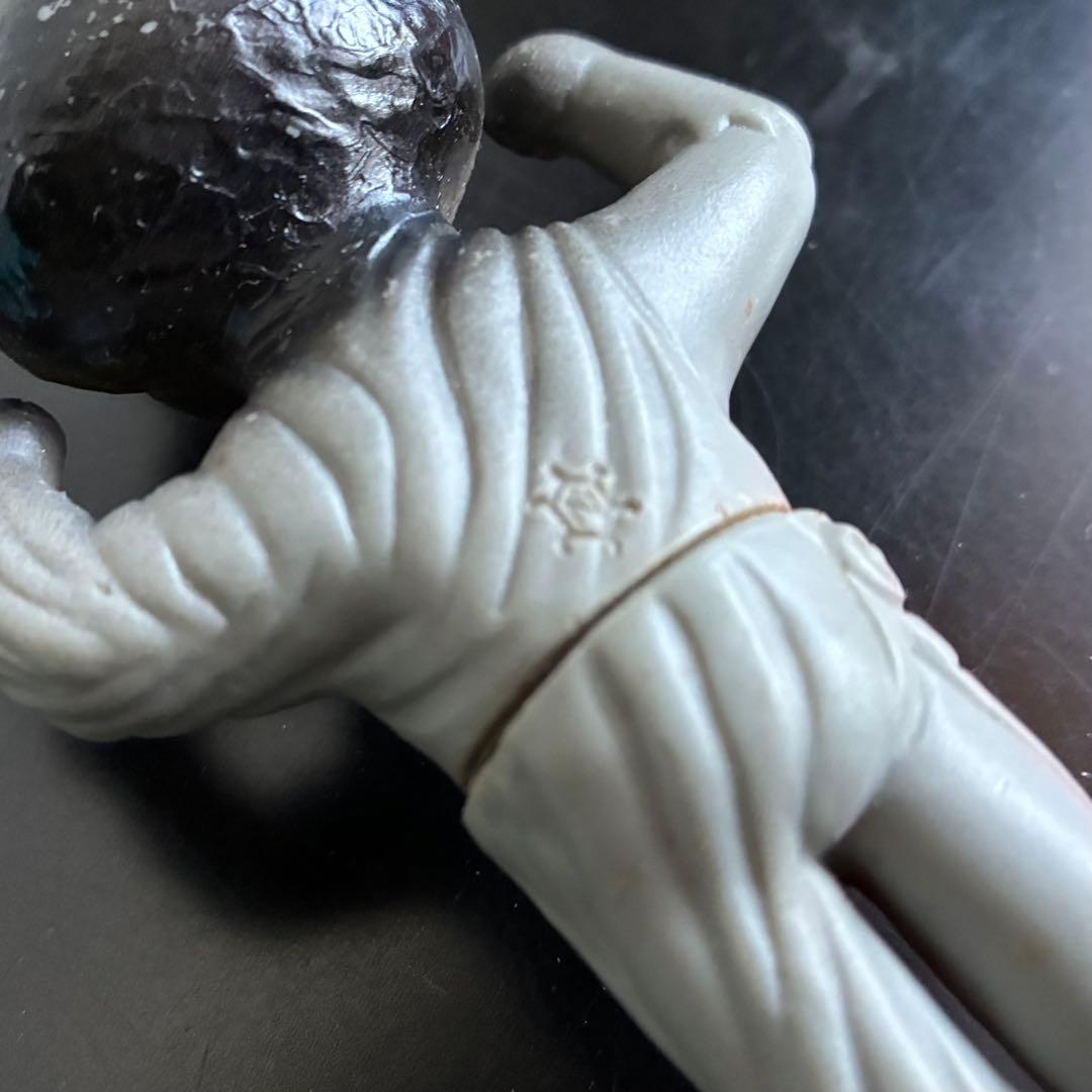 中嶋製作所　アストロミュー5 バドー星人 灰色成型/黒/茶塗装　亀マーク　当時物