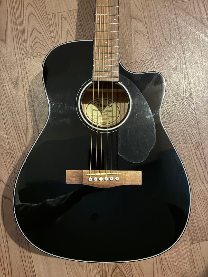 Fender エレアコ CC-6SCE Concert Black フェンダー