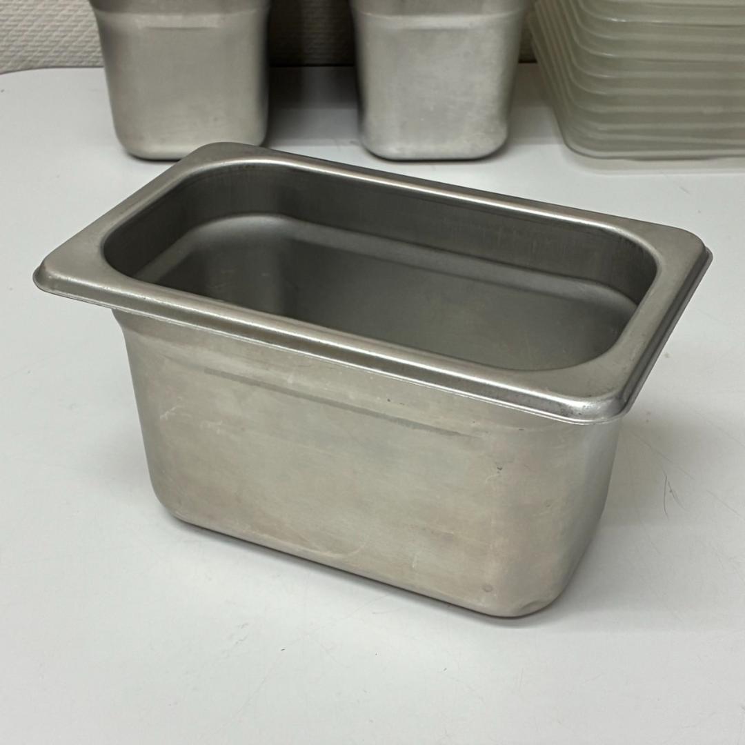 IRISEL　ステンレス　ホテルパン1/9　蓋付　8個