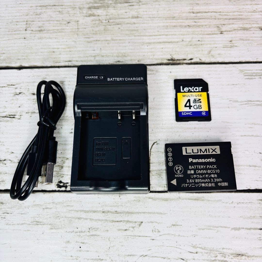 【動作良好】Panasonic デジタルカメラDMC-ZX3 レッド