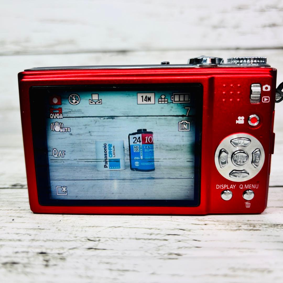 【動作良好】Panasonic デジタルカメラDMC-ZX3 レッド