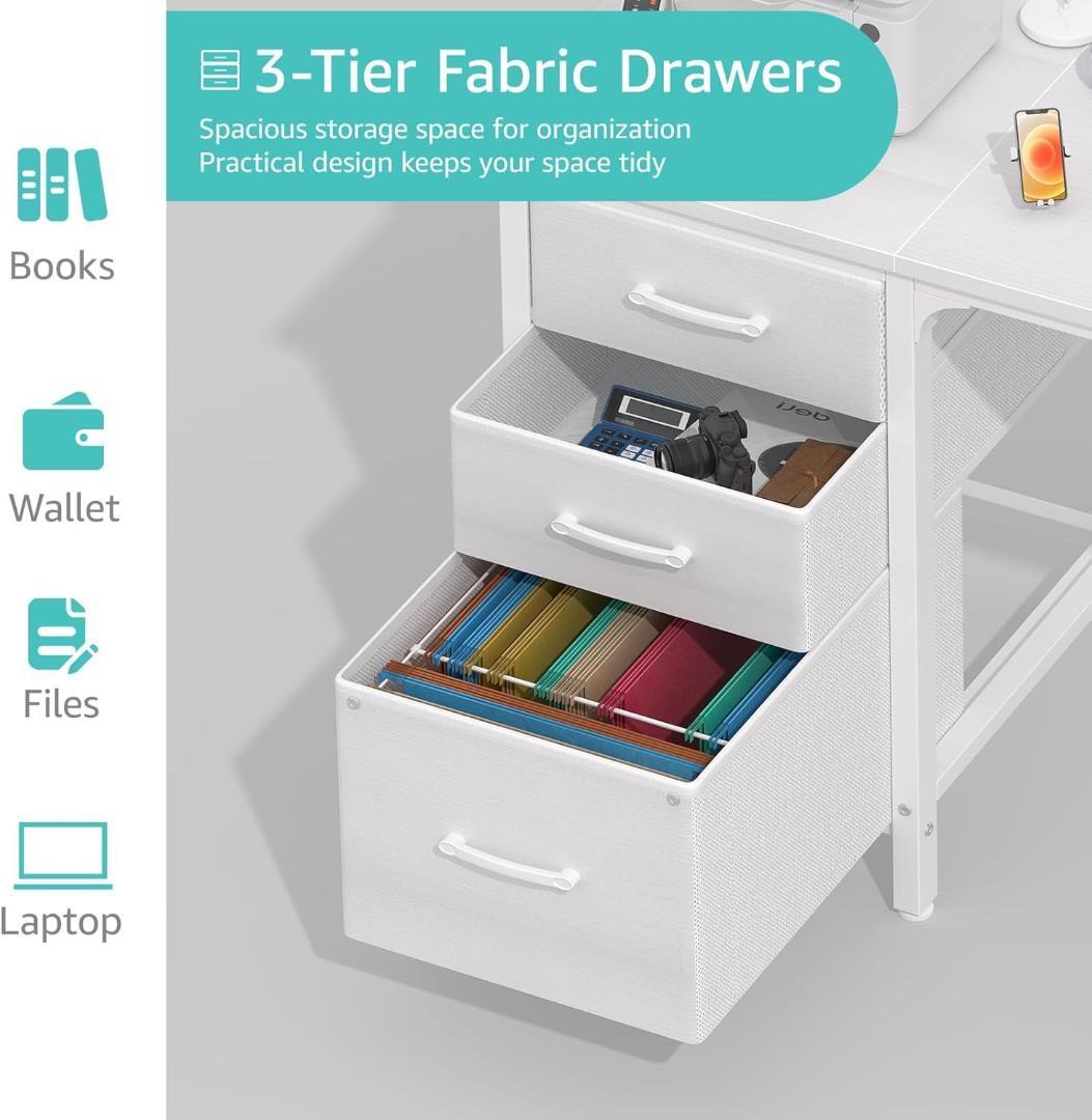 【120cm幅・左右入れ替え可能】KAI-ROAD パソコンデスク