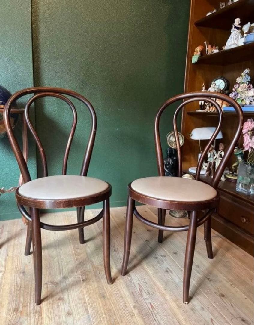ゆずぺい＊ベントウッドチェア 曲木 椅子 セット 昭和レトロ アンティーク