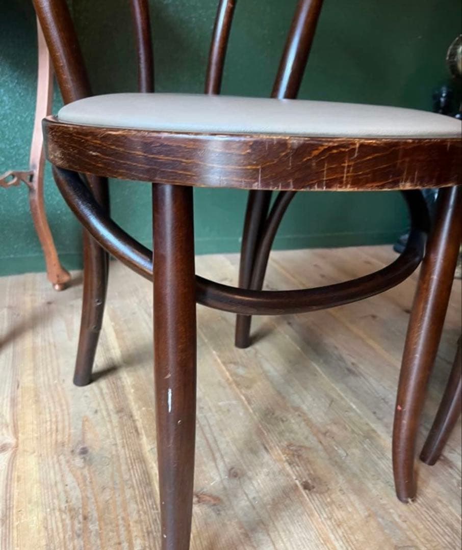 ゆずぺい＊ベントウッドチェア 曲木 椅子 セット 昭和レトロ アンティーク