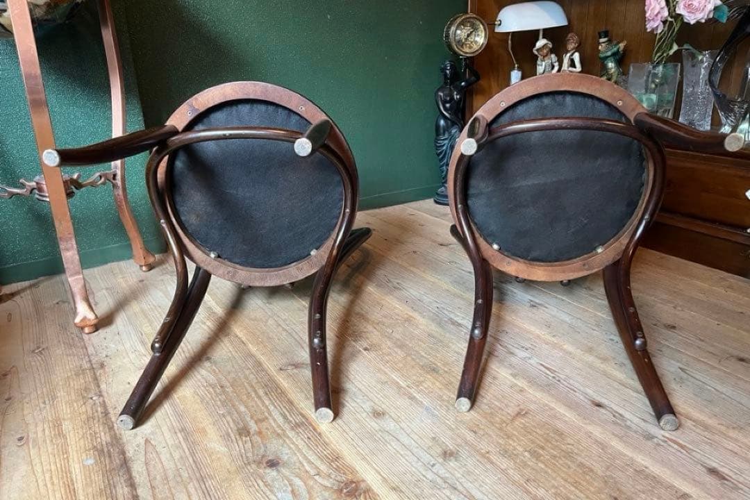 ゆずぺい＊ベントウッドチェア 曲木 椅子 セット 昭和レトロ アンティーク