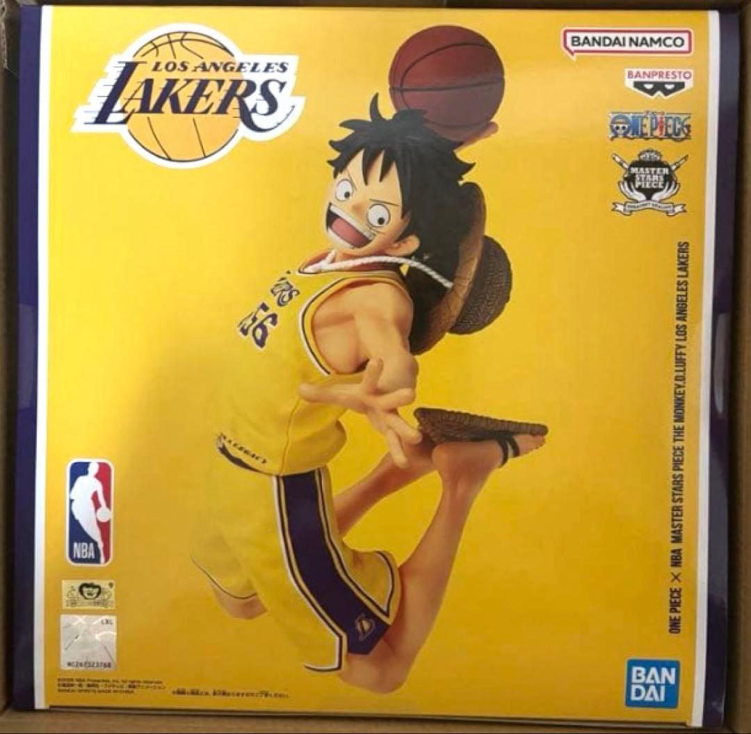 ONE PIECE × NBA ロサンゼルス・レイカーズ　 ルフィ
