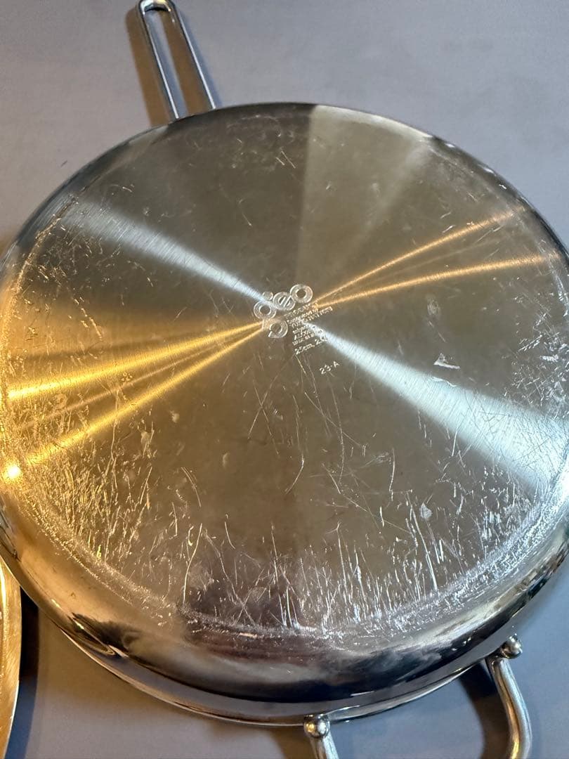 宮崎製作所 ジオ ソテーパン25cm 日本製GEO-25ST シルバー