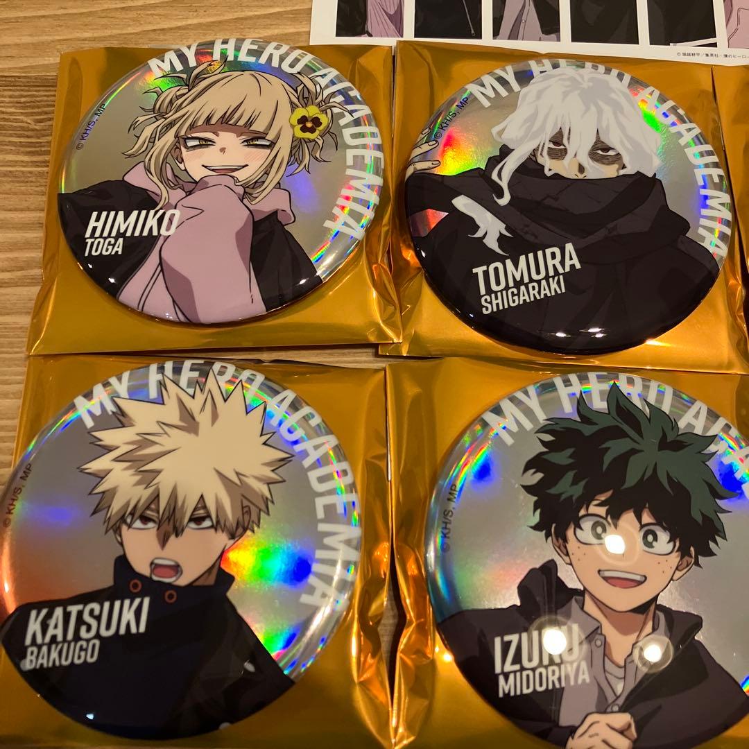 ヒロアカ　ベースヤードトーキョー　限定ビッグ缶バッジ　コンプリートセット