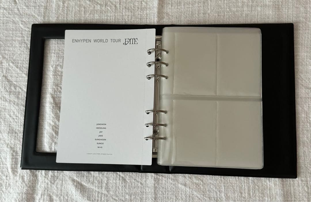 ENHYPEN FATE フォトカード バインダー