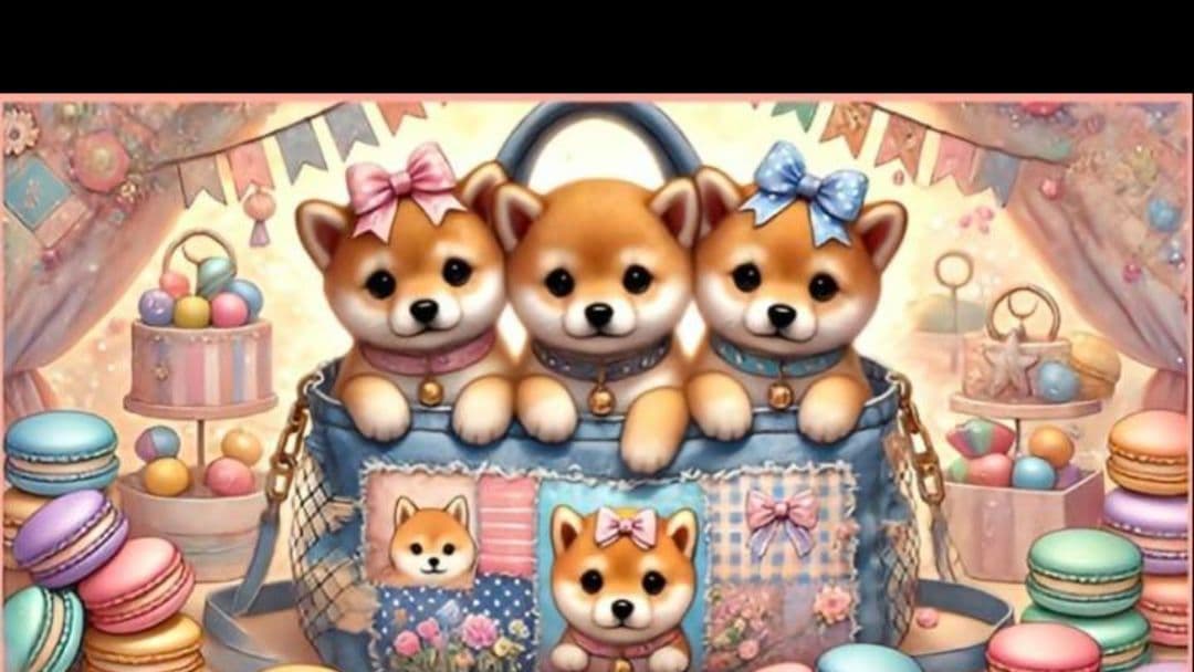 バッグに入るポメラニアン、柴犬、シーズ、チワワ、ダックスパネル生地