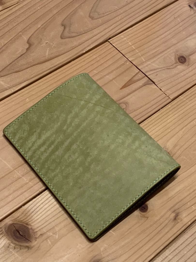 【オーダーメイド】ノートカバーＡ6サイズ　マヤショルダー　手縫い　キャンモア