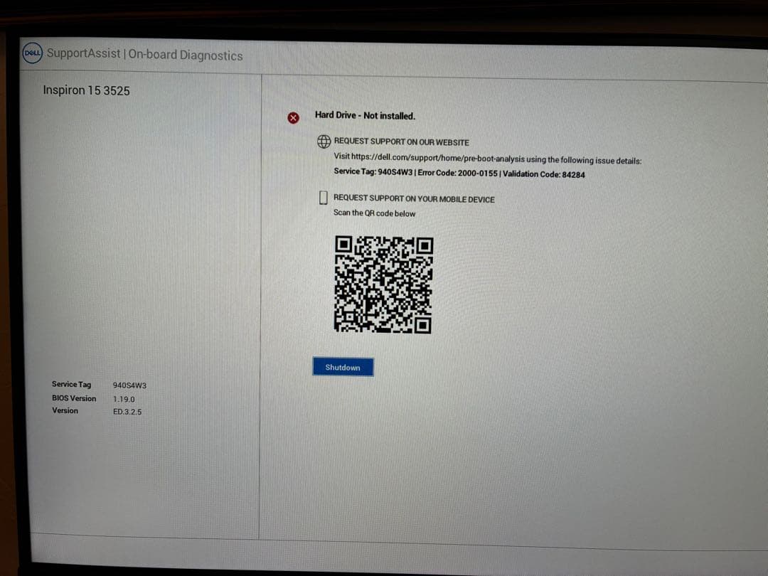 Dell Inspiron15 3525 Ryzen3 8GB SSD無ジャンク