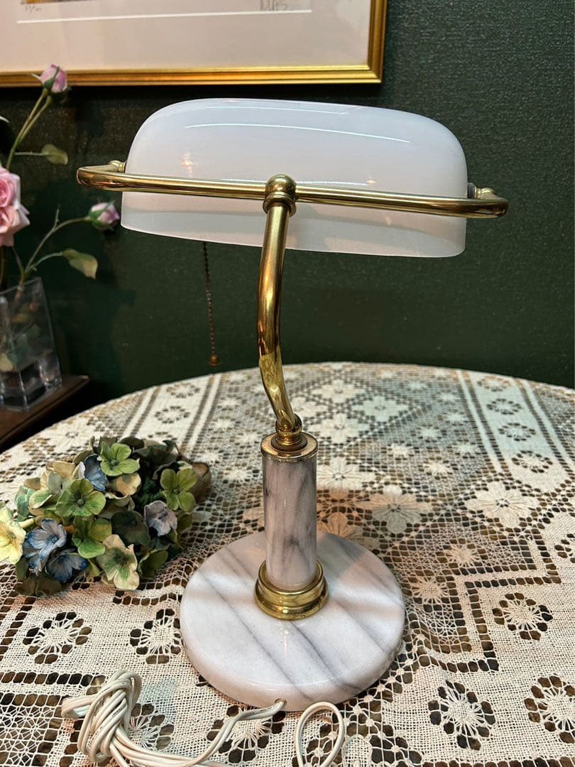 むすび＊大理石 フロアスタンド 卓上スタンドライト インテリア アンティー