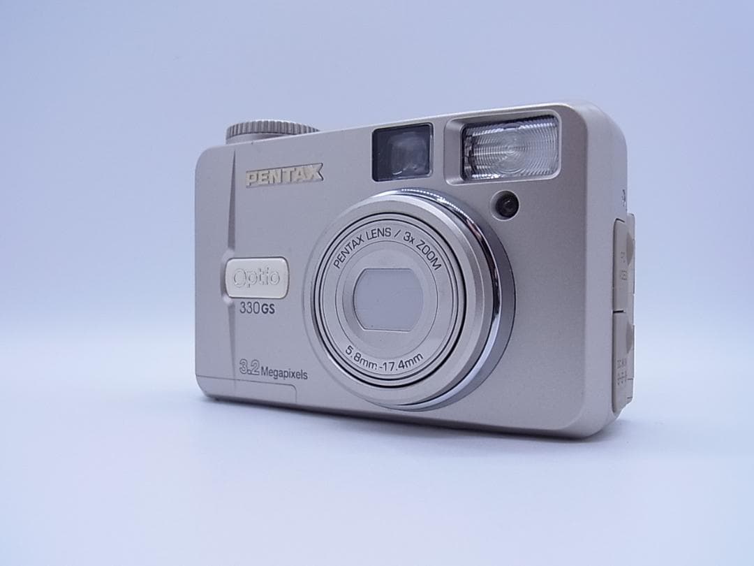 動作確認済 PENTAX Optio 330GS GOLD ゴールド デジカメ