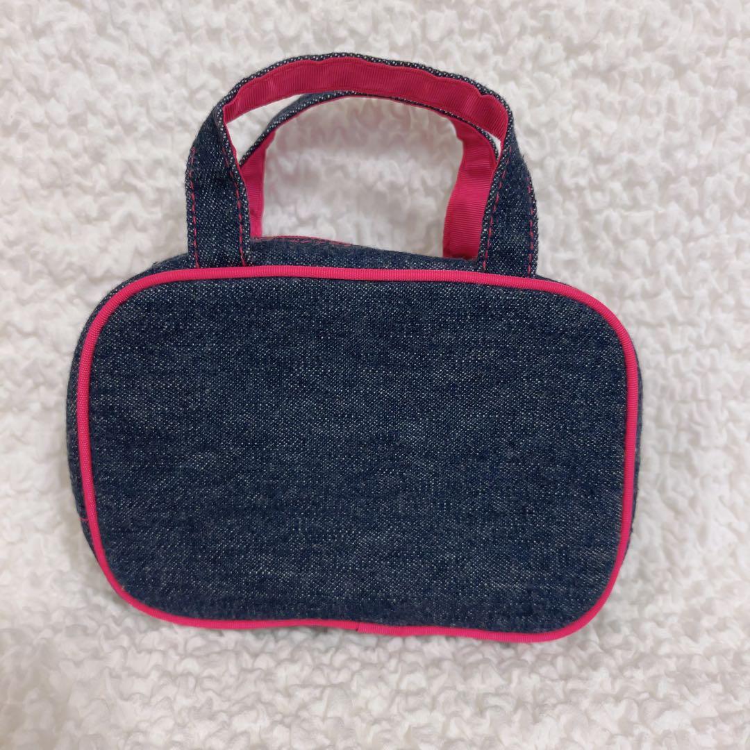 希少　ハローキティ　サンリオ　デニム　手帳　ケース　ポーチ　未使用